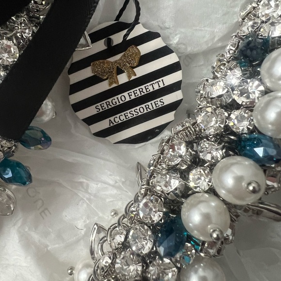 Stunning set Brand new in tags Sergio Feretti bracelet and necklace . - Picture 3 of 4